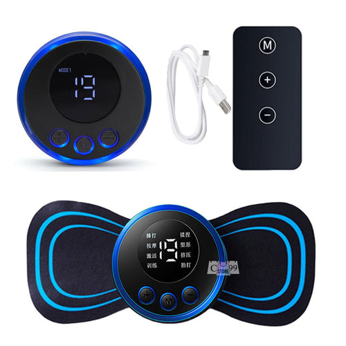 MINI MASAJEADOR CERVICAL ELÉCTRICO RECARGABLE USB + CONTROL EXTRA - MercaRapidoCol