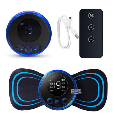 MINI MASAJEADOR CERVICAL ELÉCTRICO RECARGABLE USB + CONTROL EXTRA - MercaRapidoCol