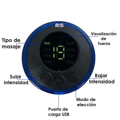 MINI MASAJEADOR CERVICAL ELÉCTRICO RECARGABLE USB + CONTROL EXTRA - MercaRapidoCol