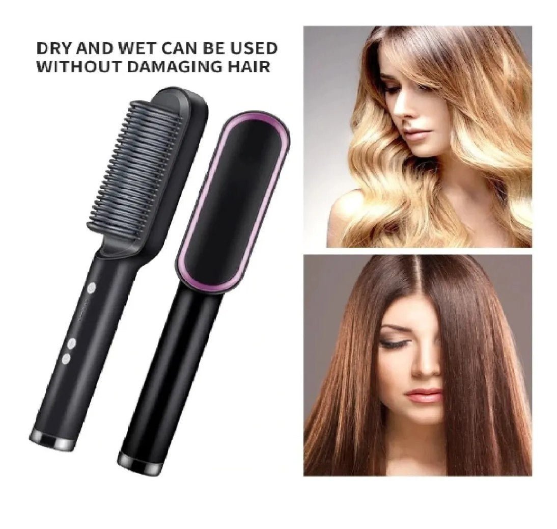 SmoothGlow™ | Cepillo Alisador de Pelo Profesional - MercaRapidoCol