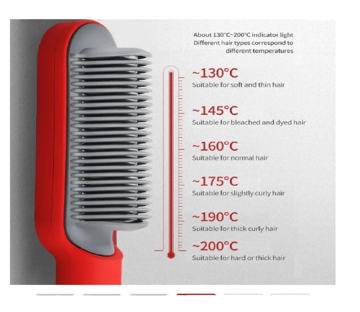 SmoothGlow™ | Cepillo Alisador de Pelo Profesional - MercaRapidoCol
